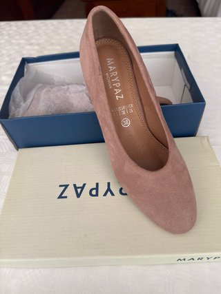 Zapato salón Marypaz rosa nude T.38