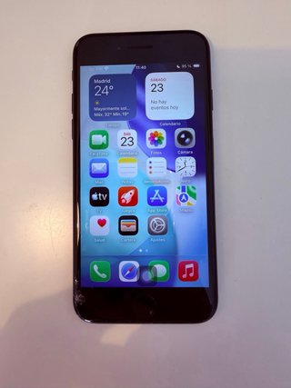 iPhone SE 2 gen 2020 Negro con rotura