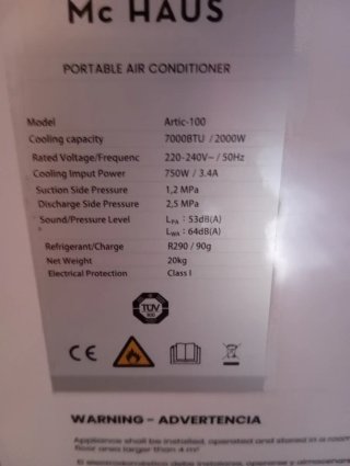 Aire Acondicionado Frío/Calor McHaus