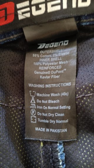Pantalón moto homologado