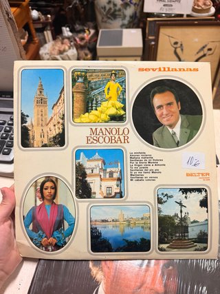 Disco Vinilo Manolo Escobar Sevillanas