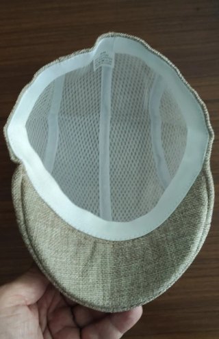 Gorra estilo boina beige/gris