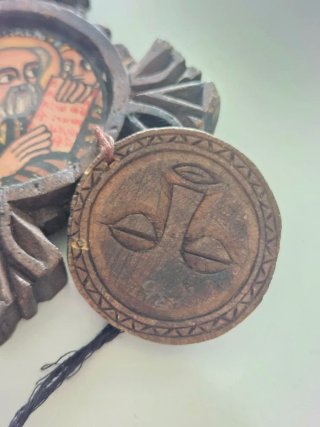Icona di preghiera tascabile copta etiope