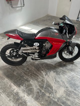 FB Mondial 125 sports classic Gris/Roja