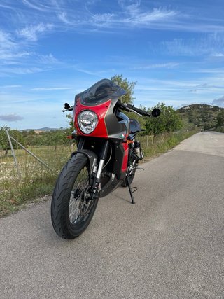 FB Mondial 125 sports classic Gris/Roja