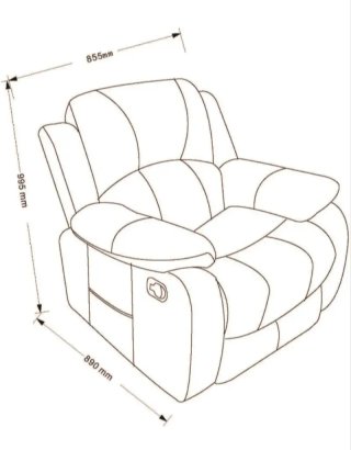 Astan Hogar Sillón Relax con Reclinación