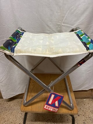 2Silla+2taburete Camping Kettal Plegable aluminio
