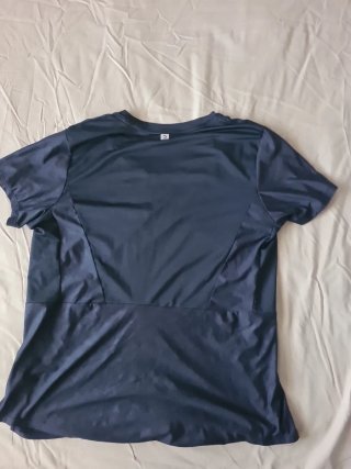 Camiseta deportiva mujer Domyos negra