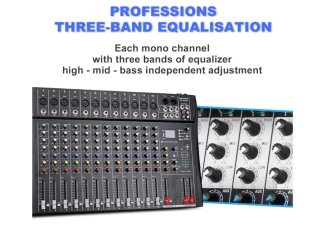 Mesa de Sonido Depusheng DT12 12 Canales