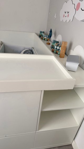 Cuna convertible blanca