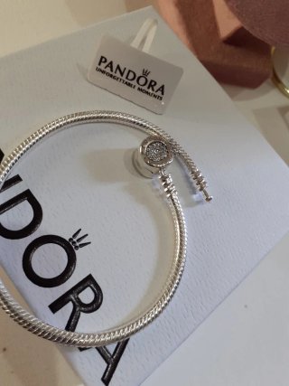 Pulsera Pandora Plata 19cm