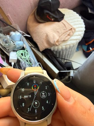 Reloj Garmin Venus 2S Beige/Plata