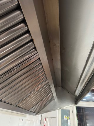 Campana extractora industrial acero inoxidable