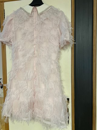 Vestido Le Cruel Rosa y Blanco
