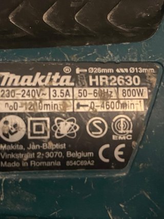 Martillo Perforador Makita con Maletín
