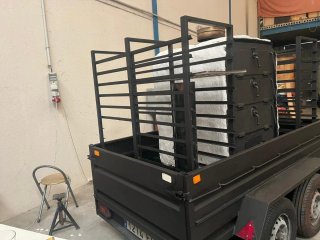 Horno de leña con remolque