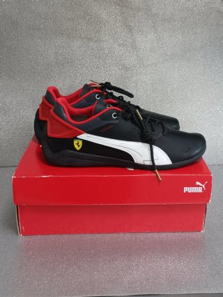 Zapatillas Puma Ferrari Negras y Rojas