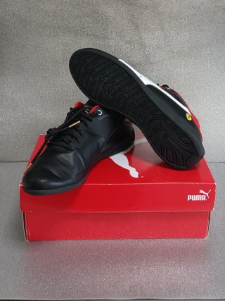 Zapatillas Puma Ferrari Negras y Rojas