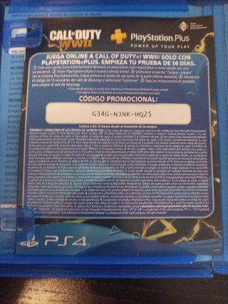 carátula Call of Duty WWII PS4