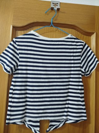 Camiseta rayas manga corta
