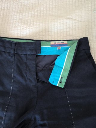 Pantalones vestir El Ganso Talla 34 Azul Marino
