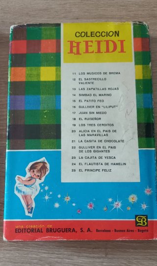 2 cuentos infantiles colección Heidi año 1966