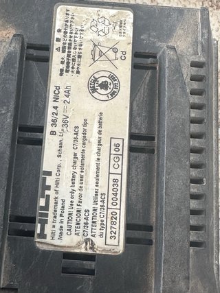 Batería 36 Volt hilti no se se funciona