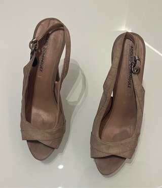 Adolfo Dominguez Zapatos Vestir Beige