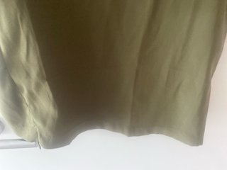 Vestido verde Blanco talla S