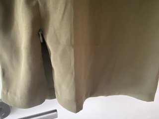 Vestido verde Blanco talla S
