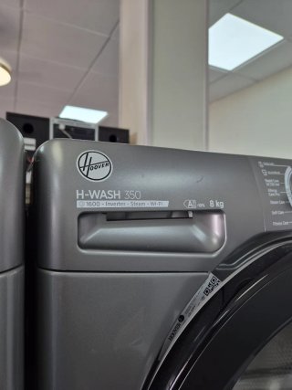 LAVADORA HOOVER 8kg 1600RPM GRIS inverter