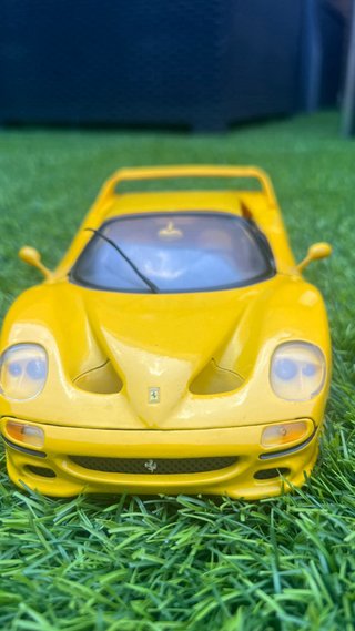 Maqueta Ferrari F50 Amarillo Años 90