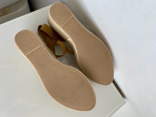 Alpargatas Zara Cuña Marrón Talla 40 NUEVAS