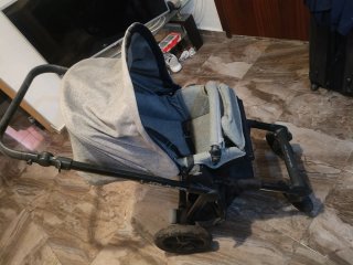 Carrito bebé gris