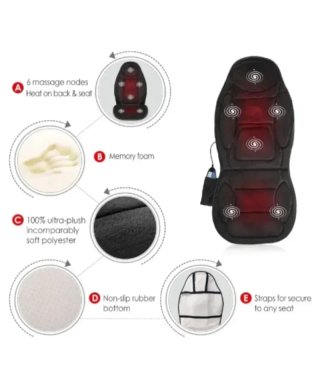 Snailax Masajeador de Asiento con Memoria