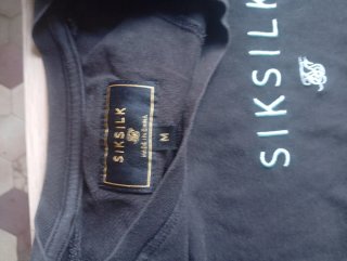 Camiseta SikSilk Negra Talla M