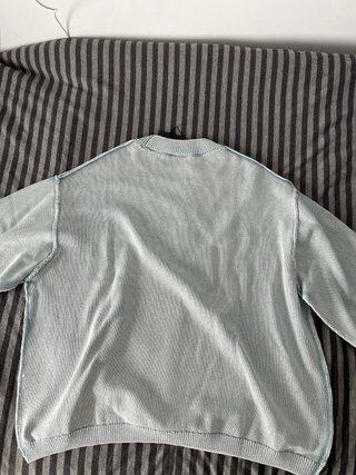 Jersey fino azul verdoso Pull&Bear Talla S