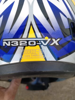 !OCASIÓN! Casco Moto Nitro Racing Amarillo