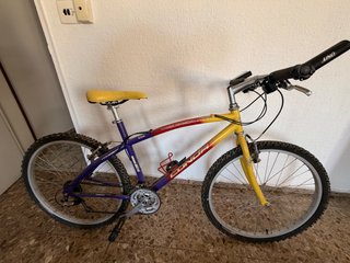 Bicicleta Montaña Amarilla/Morada