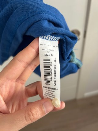 Polo azul Alvaro Moreno