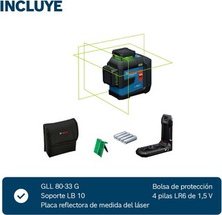 Bosch nivel láser verde precisión robusto
