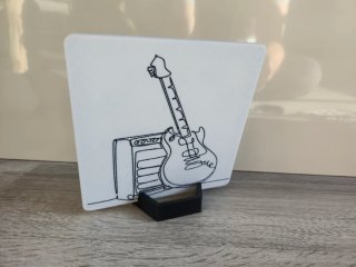 Placa Decorativa En esta casa se escucha Robe