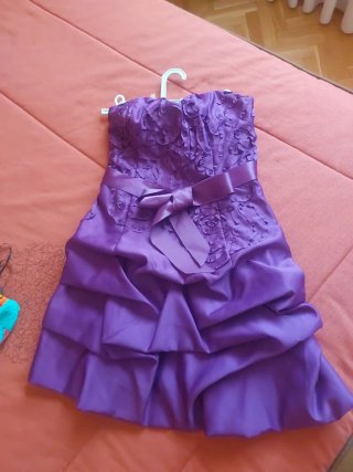 Vestido Morado Fórmula Joven