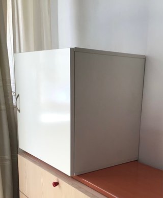 Mueble auxiliar almacenaje blanco
