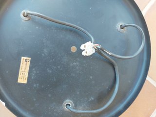 Plafón de techo 3 focos orientables negro.
