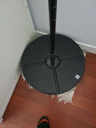 Saco Boxeo DOMYOS Negro Adulto Base Lastrada