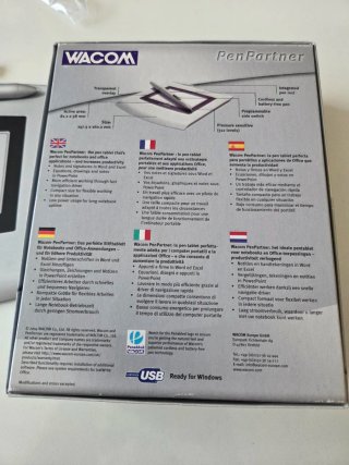 Wacom PenPartner tableta digitalizadora.