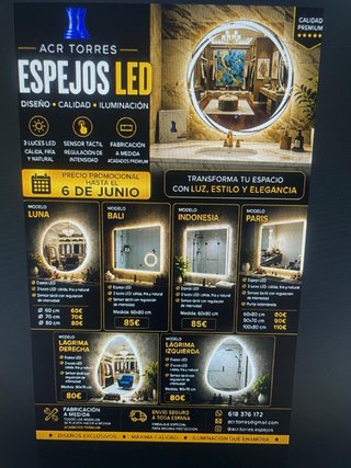 Specchi LED retroilluminati ACR Torres