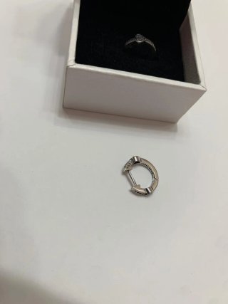 Pendientes Corazón Pandora Plata de Ley