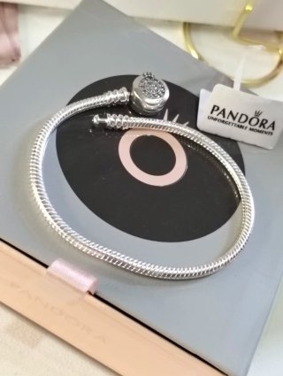 Pulsera Pandora 19cm Plata